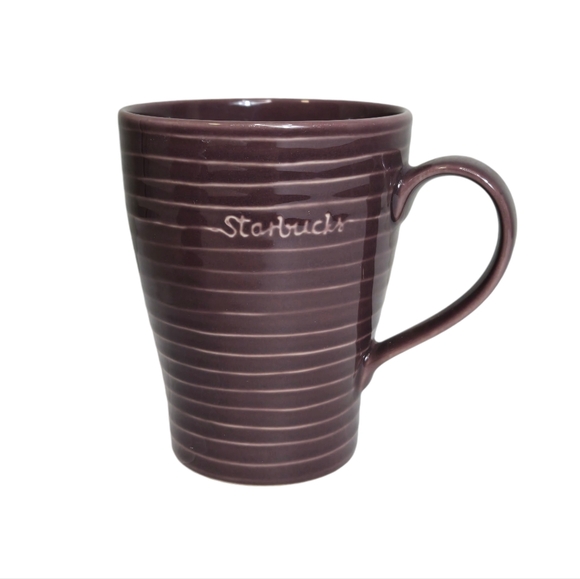 Starbucks 2009 Eggplant Ribbed Mug Set - Design House Stockholm Collection - Picture 2 of 7